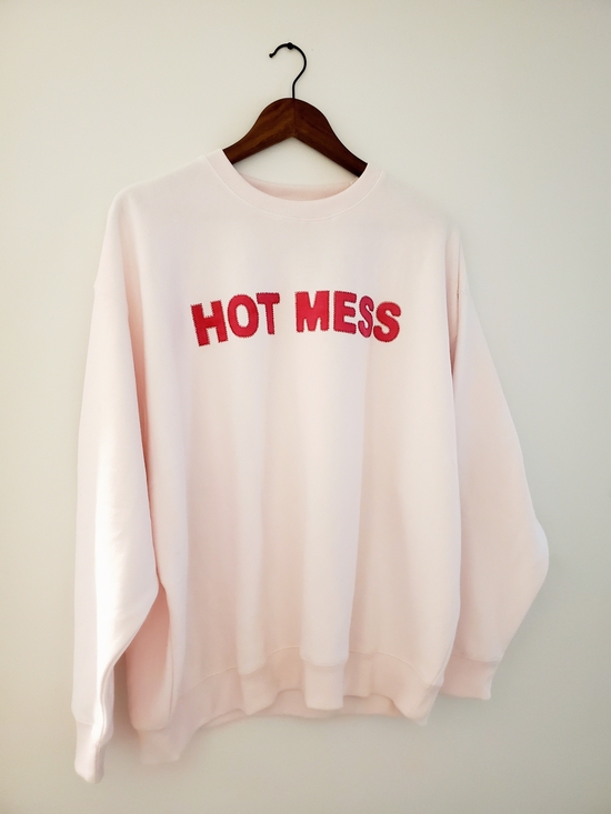 twik Sweaters - Twik by Simons "Hot Mess" Sweatshirt